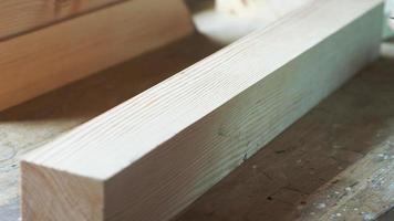 woodworker marks the workpiece with the help of a miter and a pencil video