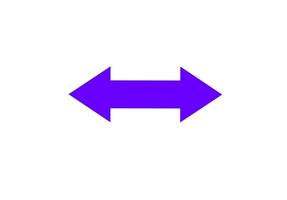 left right arrow icon vector