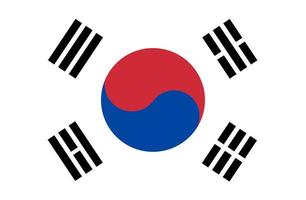 national flag of republic south korea