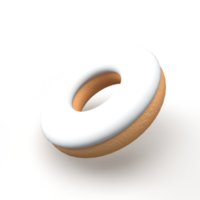 donuts rendu 3d illustration png