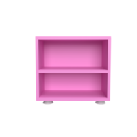 Nightstands 3d icon model cartoon style concept. render illustration png