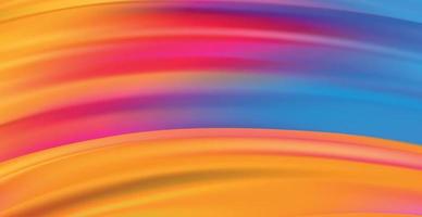 Panoramic background rainbow abstract web template - Vector