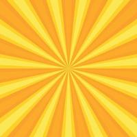 Radial yellow sun rays, bright web template texture background - Vector