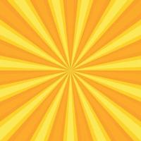 Radial yellow sun rays, bright web template texture background - Vector