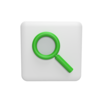 Search 3d icon model cartoon style concept. render illustration png