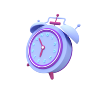 vintage alarm clock illustration for business idea concept background,3D,render png