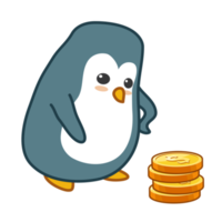 pinguïn karakter cartoon png