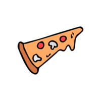 icône de pizza. icône de pizza png colorée simple. pizza logo
