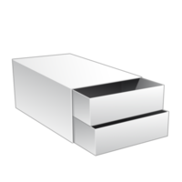 maqueta de caja de embalaje 3d png