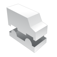 maqueta de caja de embalaje 3d png