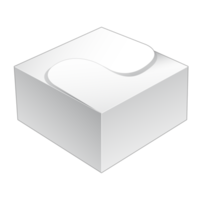 maqueta de caja de embalaje 3d png