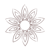 mandala doodle line art png