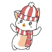 cute cat cartoon character png