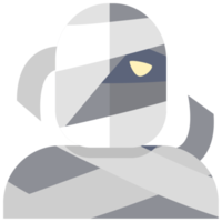 Mummy icon flat style png