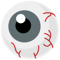 icono de ojo en estilo plano png