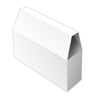 3D-förpackningslåda mockup png