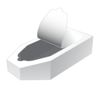 3D-förpackningslåda mockup png