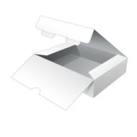 3D-förpackningslåda mockup png