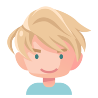 desenho de avatar em estilo simples png