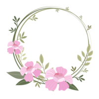 floral wreath cartoon png