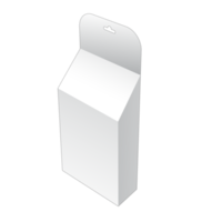 maqueta de caja de embalaje 3d png