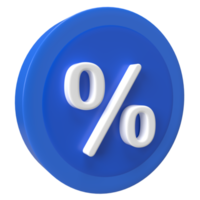 sale icon 3d illustration png