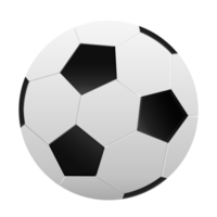 ilustração 3d de ícone de futebol png