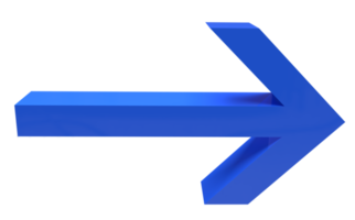 arrow sign 3d render png