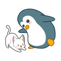 Pinguin-Charakter-Cartoon png