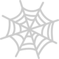estilo simples de ícone de teia de aranha png