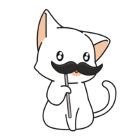 desenho de personagem de gato png