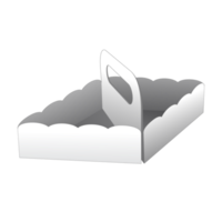 maqueta de caja de embalaje 3d png