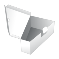 3D-förpackningslåda mockup png