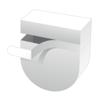 maqueta de caja de embalaje 3d png