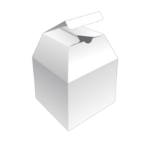 maqueta de caja de embalaje 3d png