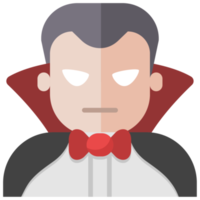 dracula icon in flat style png