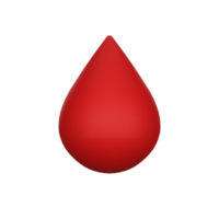 sangue de ícone 3d png