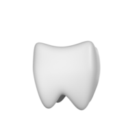 tema médico do dente do ícone 3d png