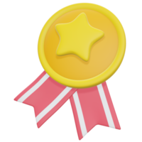 medalj 3d illustration png