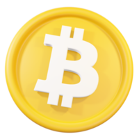 ilustração de ícone de bitcoin png