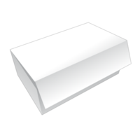 3D-förpackningslåda mockup png