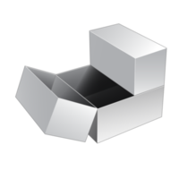 maqueta de caja de embalaje 3d png