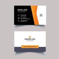 Business card template design 01 vector