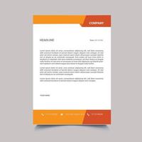 letter head design template-02 vector