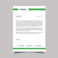 Letter head design template 01 vector