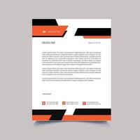 letter head template design-05 vector