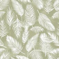 tropical background  palm leaves vector seamless pattern