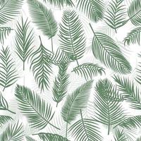 tropical background  palm leaves vector seamless pattern