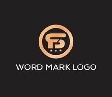 FS Word Mark Logo vector