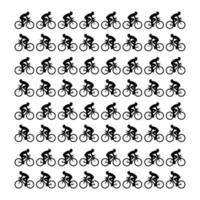 bicycle driver seamless background backdrop vector